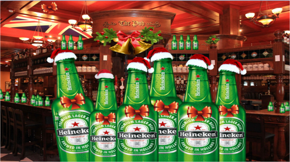Heineken feliz navidad